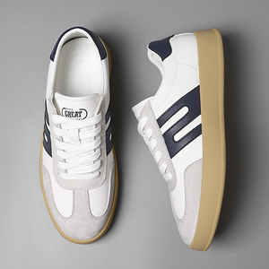 Soldes Exceptionnelles 2024 : Nouvelles Chaussures de Skateboard Blanches pour Hommes – Baskets Tendance à Lacets, Confortables pour la Marche, Personnalisables, Style Streetwear - Product Image 3