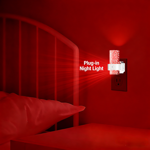 Luz Nocturna LED que Cambia de Color, Enchufable, Paquete de 2, Diseño de Burbujas, Luz Nocturna Regulable, Encendido/Apagado Automático, Lámpara con Sensor del Anochecer al Amanecer - Product Image 3