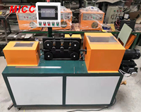 MICC mesin gulung & pelurus mesin pemotong, pelurus & pelurus otomatis tampilan LED untuk kabel MI (HAN-999)