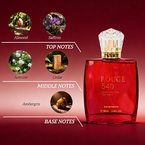 <span class=keywords><strong>Baccarat</strong></span> <span class=keywords><strong>Rouge</strong></span> <span class=keywords><strong>540</strong></span> con el icónico cristal rojo y tapa de diamantes, una fragancia encantadora, lujosa y duradera en formato de 90 ml - Product Image 3