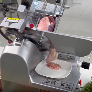 Nieuwe ZHIMING Automatische Vriesvlees Snijmachine met Verstelbare Dikte, 304 RVS, Hoge Efficiëntie, Commercieel Gebruik, 350KG/H - Product Image 5