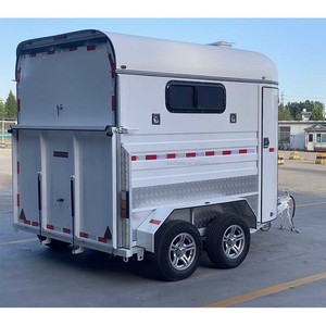Nhà máy bán 2 con ngựa <span class=keywords><strong>Float</strong></span> ngựa Trailer góc tải xuất khẩu sang Úc New Zealand - Product Image 2