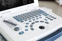 EURVET Échographe Numérique Complet Noir et Blanc de Petite Taille, Facile à Utiliser, Image 2D, Écran LCD, Multi-Sondes Optionnelles, Extension de Prise