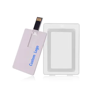 Beyaz kredi hafıza kartı USB sopa özel fotoğraf baskı şirketi Logo adı hediye 4GB 8GB 16GB 32GB USB 2.0 Flash kalem sürücü Pendrive