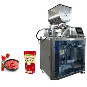 Máquina de embalaje de llenado de tolva de miel de mermelada de <span class=keywords><strong>aceite</strong></span> de pasta de mantequilla de maní neumática con función de agitación - Product Image 4