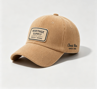 Casquette de baseball vintage classique unisexe avec patch brodé, respirante, réglable, style Dad Hat, personnalisable, 100% coton, américaine