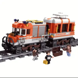 Gewinner 5087 479pcs Long Trip Train Urban 3 Bausteine Spielzeug Weihnachts geburtstag Bildungs geschenke