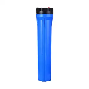 Hete Verkoop Filter Behuizing 20 Inch Grote Blauwe Waterfilter Behuizing Pp Materiaal Plastic Blauwe Filterbehuizing