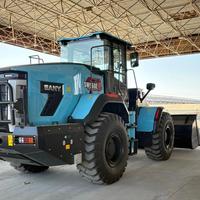 Untuk SW956E Electric Front End Loader 6.2 Ton Beban Terukur 2.7-5.5 m Bucket untuk Aplikasi Pertambangan, Pelabuhan, dan Pemindahan Tanah