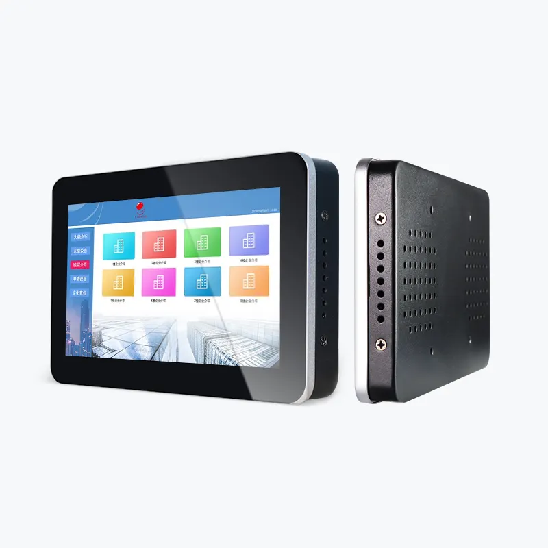 Flush 7inch embedded PC POE All In One Android 11 Touchscreen Tablet PC With rs485