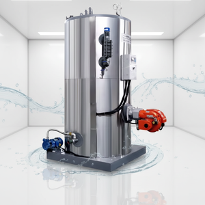 Caldera de Agua Caliente Automática Vertical de Biomasa para la Industria de Cría Profesional, de 300-2000 kg, de Pequeña Capacidad para Uso Industrial - Product Image 1