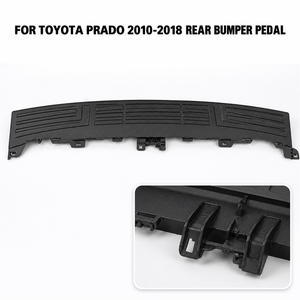 Protector Negro para el Estribo Trasero de Toyota Prado Fj150 2010-<span class=keywords><strong>2018</strong></span>, Cubierta Antideslizante para el Parachoques Trasero Superior - Product Image 2