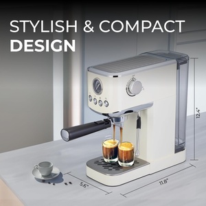 เครื่องชงกาแฟเอสเพรสโซแบบกึ่งอัตโนมัติของแท้จากอิตาลี รุ่นใหม่ เกรดเชิงพาณิชย์ สำหรับสำนักงาน บ้าน คาเฟ่ รถยนต์ และโรงแรม - Product Image 2