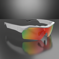 Lunettes intelligentes Bluetooth sans fil avec haut-parleur stéréo polarisé UV400 pour le sport, la randonnée, la course à pied et la plage