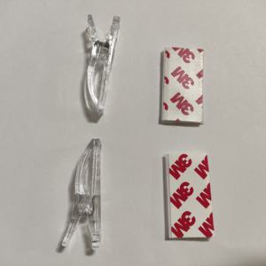 Abat-jour en tissu plissé filtrant la lumière, facile à couper et à installer, avec 2 clips - Product Image 4