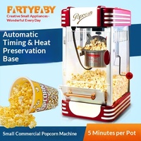 Machine à Popcorn Électrique Commerciale Sphérique Entièrement Automatique pour Enfants, Mini, pour l'Extérieur, Fourniture Directe Usine