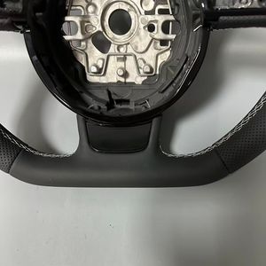 Volante deportivo de fondo plano de cuero Alcantara adecuado para Audi <span class=keywords><strong>A1</strong></span> A3 8V A4 B8 A5 A6 A7 A8 S3 RS3 S4 RS4 Q3 Q5 Q7 S5 - Product Image 3
