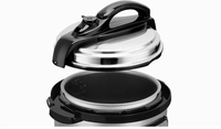 Cuisinière à riz électrique multifonction intelligente 5L avec cuve intérieure en aluminium antiadhésive et boîtier en acier inoxydable