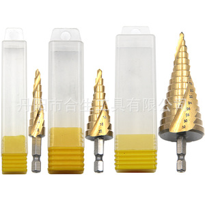 Mr <b>Drill</b> Metric <b>Step</b> <b>Drill</b> Bits 4-12 4-20 4-32mm Hex Shank For Nonferrous Metals - Product Image 4