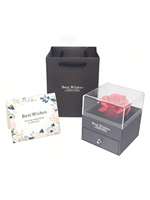 Roses artificielles, coffret cadeau pour collier femme, joli accessoire en forme de rose, idéal pour un coffret cadeau pratique pour collier femme