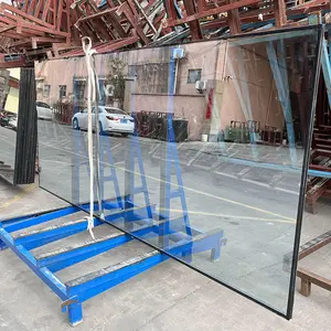 Ulianglass Laminated Glass Custom 6.38 Gray Transparent Laminated Glass Curved Laminated Ultra White Tempered Laminated