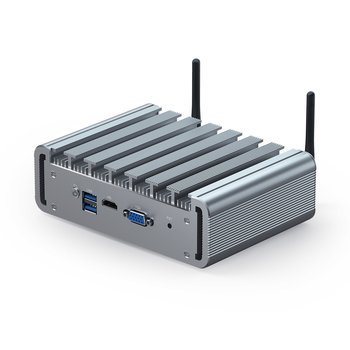 Quiet Cooling Fanless Mini Firewall PC P09B-4L-N100 Intel N100 Quad Core DDR5 RAM NVME SSD 4USB Port Industrial Use Win11 New