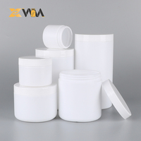 Offre Spéciale – Bouteille/Conteneur en Plastique HDPE Blanc de Qualité Alimentaire pour Poudre Protéinée, 500ml et 1000ml – Idéal pour le Fitness et les Capsules