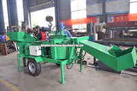 Machines mobiles M7MI Twins pour la fabrication de briques de terre, machines hydrauliques de moulage de blocs de terre imbriqués, machines à blocs diesel de Dubaï