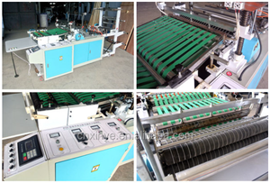Machine de fabrication de sacs en plastique à scellage latéral automatique à grande vitesse XINYE pour sacs de courses en PP/BOPP/OPP, machine de découpe thermique et de scellage de sacs - Product Image 2