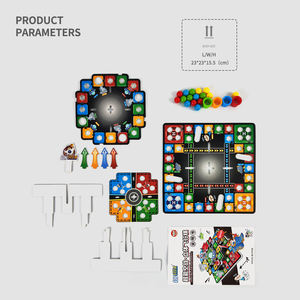 Jouets de dames sautantes multifonctionnels pour enfants, puzzle, jeux de société interactifs parent-enfant, échecs volants tridimensionnels 3D - Product Image 3