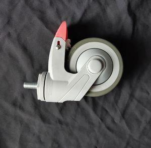 <span class=keywords><strong>Roulette</strong></span> médicale en plastique Win Screw 3 "4" 5 "Medical Instrument Trolley Anti-enchevêtrement Wheel Universal Wheel Brake - Product Image 5