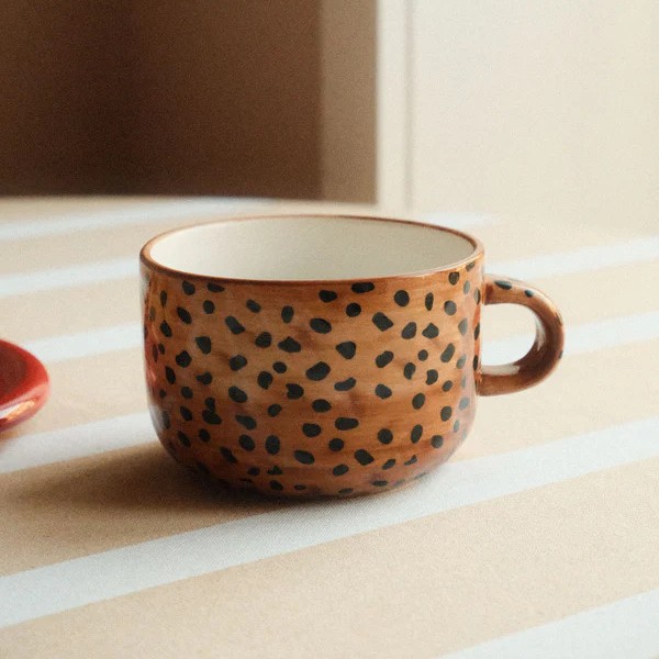 Height 65x width 14x caliber 10cm-leopard mug