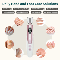 Machine à polir les ongles électrique portable à faible température pour l'élimination professionnelle des extensions, perceuse à ongles durable pour pédicure