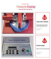 Liyi ASTM D4060 TABER Machine d'essai d'abrasion revêtement TABER testeur de résistance à l'abrasion