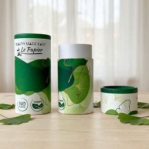 หลอดกระดาษคราฟท์สีขาวเปล่าสำหรับขายส่ง สำหรับพิมพ์ลายตามสั่ง บรรจุภัณฑ์แบบแท่งสำหรับครีมกันแดด โรลออน และเครื่องสำอาง - Product Image 1