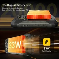 Téléphone Android robuste Blackview ROCK 5, écran 6,78 pouces 2,4K 120Hz, IP68/IP69K, lampe de camping, appareil photo 108MP, NFC, batterie 20000mAh
