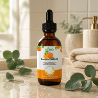Huile de graines de citrouille 100% pure naturelle pressée à froid, biologique, de qualité supérieure USDA, pour la croissance des cheveux et le massage du cuir chevelu, vente en gros et personnalisation