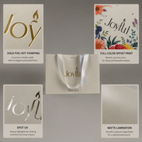 Sac en papier personnalisé avec logo estampé à chaud or, poignée en ruban de satin blanc, idéal pour les cadeaux, les cosmétiques, les soins de la peau et la beauté