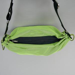 Sacs de voyage décontractés couleur personnalisée à la mode durable polyester PP CORD maille jaune clair pour hommes - Product Image 6