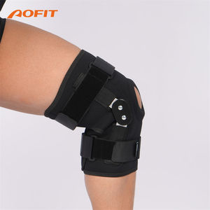 Attelles de genou articulées avec bandes de soutien métalliques et genouillères antidérapantes - Product Image 3