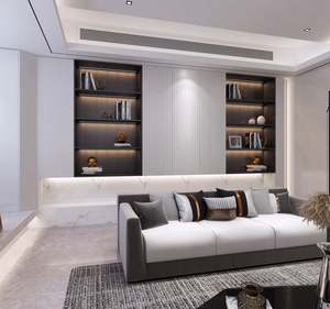 Mueble de TV Moderno de Estilo Europeo Clásico de Lujo para Sala de Estar, Diseño Exterior Exquisito, Mueble de TV de Madera - Product Image 2