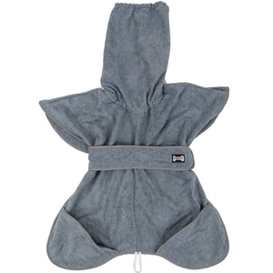 Accappatoio per animali domestici Super assorbente in microfibra per cani grande asciugamano da bagno ad asciugatura rapida in stile tinta unita accessorio per abbigliamento per cani - Product Image 5