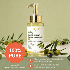 Aceite <span class=keywords><strong>de</strong></span> Oliva Puro Natural Prensado en Frío, Aceite Corporal Ligero para Piel Seca, Hidratante, Nutritivo, <span class=keywords><strong>de</strong></span> Rápida Absorción, para Todo Tipo <span class=keywords><strong>de</strong></span> Piel - Product Image 4
