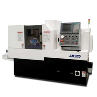 Tour CNC de type suisse de haute précision Sm205 avec chargeur de barre automatique