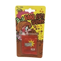 Cubes de fausse boisson cola acclamés, écologiques, en fibre végétale, poudre plastique, pour blagues amusantes du Poisson d'avril, impression numérique, EN71 CE