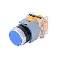 Cobre IP67 220V 10A 1NO 2NO Interruptor de botón pulsador/R