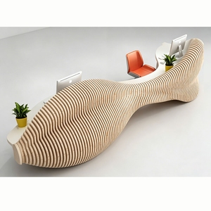 Support d'ordinateur portable en bois sur mesure, fabriqué en usine avec une expérience artisanale approfondie, adapté aux meubles professionnels pour studio de yoga - Product Image 6
