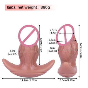 Nuevo y realista dildo con mordaza, mordaza para pene con correa de cuero ajustable, juguete sexual para adultos, dildo con mordaza, BDSM, fetiche, bondage - Product Image 2