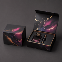 Boîtes cadeaux de luxe personnalisées avec insert, logo magnétique, estampage à chaud, papier parfumé, flacon de parfum 30 50 100 ml, coffret cadeau