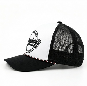 Gorra Trucker Personalizada con Trenza, 6 Paneles, Gorra con Cuerda, Logotipo Bordado, Gorras Deportivas de Alta Calidad, Ajustables para Hombre - Product Image 3